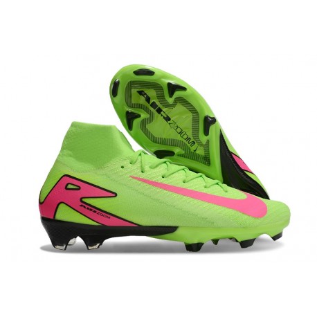 Nike Air Zoom Mercurial Superfly 10 Elite FG Grön Rosa