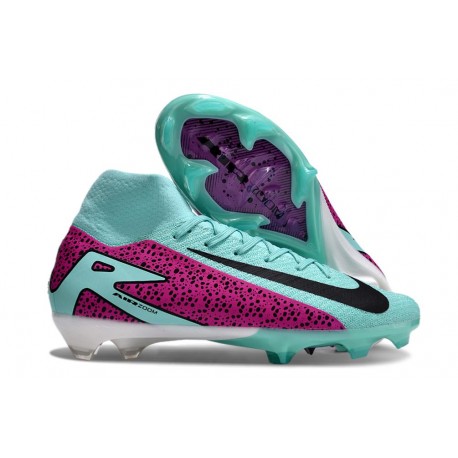 Nike Air Zoom Mercurial Superfly 10 Elite FG Blå Lila Svart