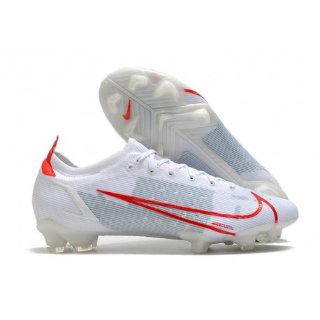 Nya Nike Mercurial Vapor 14 Elite FG Vit Röd