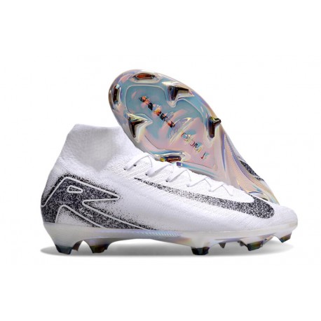 Nike Air Zoom Mercurial Superfly 10 Elite FG Vit Svart