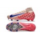 Nike Air Zoom Mercurial Superfly 10 Elite FG Rosa Röd Blå