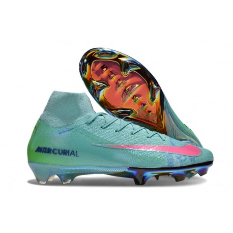 Nike Air Zoom Mercurial Superfly 10 Elite FG Cosmic Speed 2 - Turkos Svart