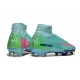 Nike Air Zoom Mercurial Superfly 10 Elite FG Cosmic Speed 2 - Turkos Svart