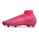 Nike Air Zoom Mercurial Superfly 10 Elite FG Röd Grå
