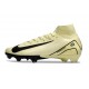 Nike Air Zoom Mercurial Superfly 10 Elite FG Beige Svart