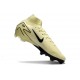 Nike Air Zoom Mercurial Superfly 10 Elite FG Beige Svart