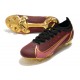 Nya Nike Mercurial Vapor 14 Elite FG Röd Guld