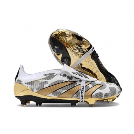 Fotbollsskor adidas Predator 24 Elite FT FG Guld Vit Grå