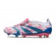 Adidas Predator Elite Foldover Tongue FG Reemergence - Vit Blå Rosa