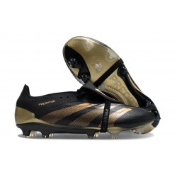 Adidas Predator Elite Foldover Tongue FG Svart Guld 