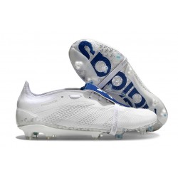 Adidas Predator Elite Foldover Tongue FG Vit Blå
