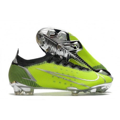 Nya Nike Mercurial Vapor 14 Elite FG Grön Silver