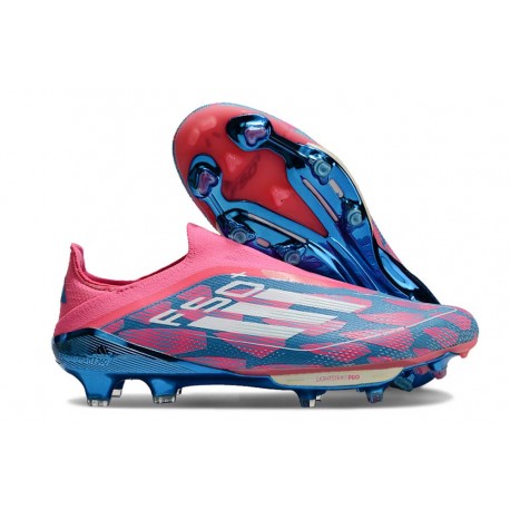 Fotbollsskor adidas F50+ LL FG Blå Vit Rosa
