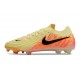 Nike Phantom Luna II Elite L FG Gul Orange Svart