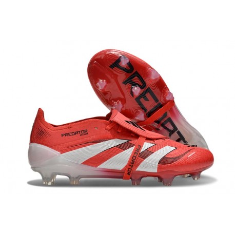 Fotbollsskor Adidas Predator Elite FT FG Röd Vit Svart
