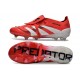 Fotbollsskor Adidas Predator Elite FT FG Röd Vit Svart