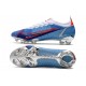 Nya Nike Mercurial Vapor 14 Elite FG Blå Röd Silver