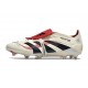 Fotbollsskor Adidas Predator Elite FT FG Beige Svart Röd