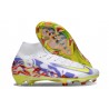 Fotbollsskor Nike Mercurial Superfly X Elite FG Vit Gul Lila Röd