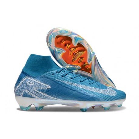 Fotbollsskor Nike Mercurial Superfly X Elite FG Blå Vit