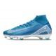 Fotbollsskor Nike Mercurial Superfly X Elite FG Blå Vit