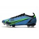 Nya Nike Mercurial Vapor 14 Elite FG Blå Svart