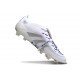Fotbollsskor Adidas Predator Elite FT FG Vit Silver Blå