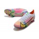 Nya Nike Mercurial Vapor 14 Elite FG Dragonfly - Vit Silver Mörklila