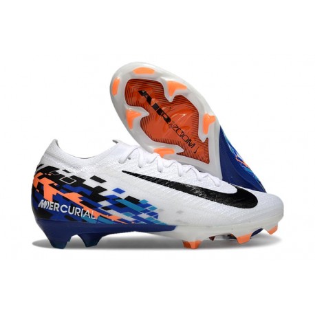 Nike Zoom Mercurial Vapor 16 Elite FG Vit Svart Blå