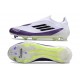 adidas F50 Elite Laceless FG X Messi Vit Svart Lila