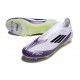 adidas F50 Elite Laceless FG X Messi Vit Svart Lila