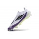 adidas F50 Elite Laceless FG X Messi Vit Svart Lila