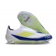 adidas F50 Elite Laceless FG Vit Blå Gul