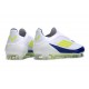 adidas F50 Elite Laceless FG Vit Blå Gul