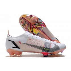 Fotbollsskor Nike Mercurial Vapor XIV Elite FG Rawdacious - Vit Röd Rosa