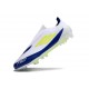 adidas F50 Elite Laceless FG Vit Blå Gul