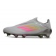 adidas F50 Elite Laceless FG Grå Rosa
