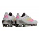 adidas F50 Elite Laceless FG Grå Rosa
