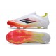 adidas F50 Elite Laceless FG Vit Röd Svart