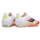 adidas F50 Elite Laceless FG Vit Röd Svart