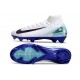Fotbollsskor Nike Mercurial Superfly X Elite FG Vit Blå Svart