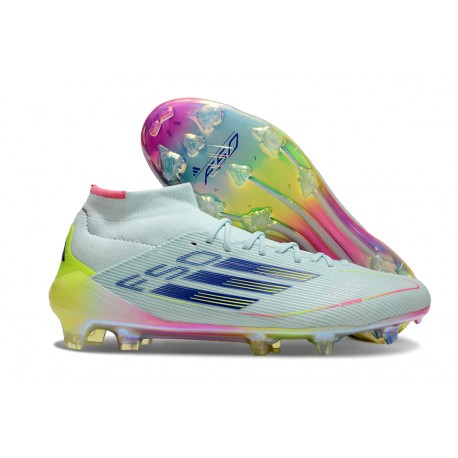 Fotbollsskor adidas F50 Elite Mid FG Blå Svart Gul