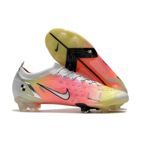 Fotbollsskor Nike Mercurial Vapor XIV Elite FG Vit Röd Silver