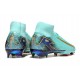 Nike Air Zoom Mercurial Superfly 10 Elite FG Blå Guld