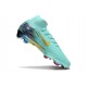 Nike Air Zoom Mercurial Superfly 10 Elite FG Blå Guld