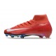 Nike Air Zoom Mercurial Superfly 10 Elite FG Röd Vit