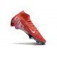 Nike Air Zoom Mercurial Superfly 10 Elite FG Röd Vit