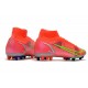 Nike Fotbollskor Superfly 8 Elite Ag Spectrum - Röd Silver