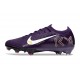 Nike Zoom Mercurial Vapor 16 Elite FG MBAPPE Lila Vit