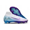 Nike Air Zoom Mercurial Superfly 10 Elite FG Vit Blå Lila